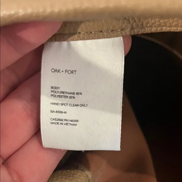 OAK + FORT Brown Gathered Shoulder Bag - Picture 2 of 3